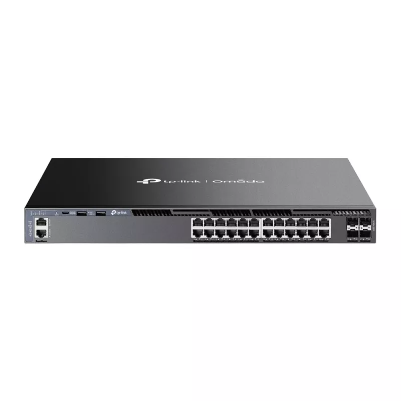 TP-Link Omada 24-Port Gigabit Stackable L3 Managed Switch mit 4 10G Slots