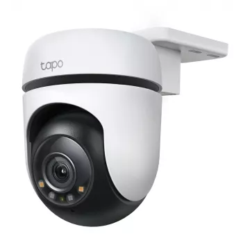 TP-Link Tapo Außen-Pan/Tilt-Sicherheits-Wi-Fi-Kamera, IP-Sicherheitskamera, Innen & Außen, Kabellos, CE, FCC, RoHS, RCM, Deckenmontage, Weiß, Schwarz