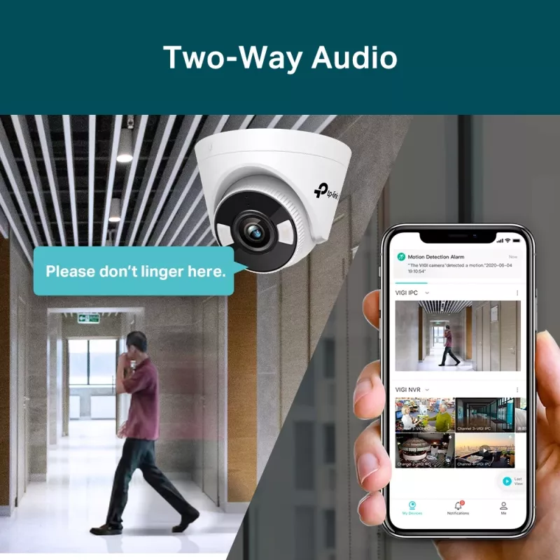 TP-Link VIGI 5MP Full-Color Turret Network Camera