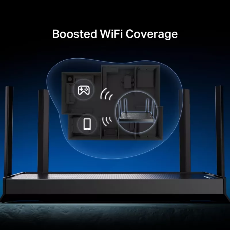 TP-Link Archer BE230 WLAN-Router 2,5 Gigabit Ethernet Dualband (2,4 GHz / 5 GHz) Schwarz