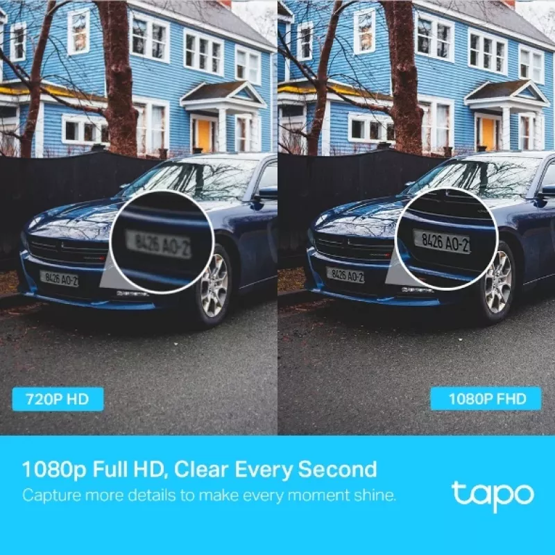 TP-Link Tapo Outdoor Pan/Tilt Security WiFi Kamera, IP-Überwachungskamera, Innen & Außen, Kabellos, Amazon Alexa & Google Assistant, Intern, CE, FCC, RoHS, RCM