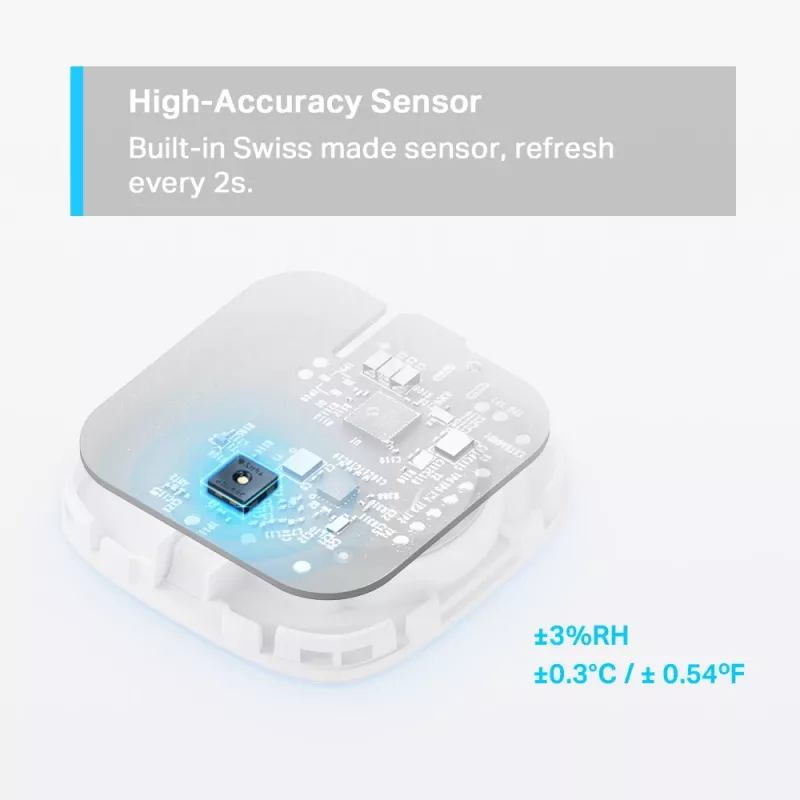 TP-Link Tapo Smart Temperature & Humidity Monitor, Indoor TAPO T310