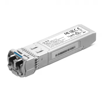 TP-Link 10Gbase-LR SFP+ LC Transceiver, Glasfaser, 10000 Mbit/s, SFP+, LC, 9/125 µm, LR