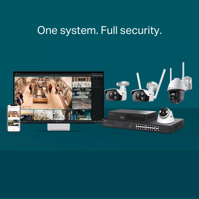 TP-Link VIGI 4MP Outdoor Full-Color Wi-Fi Bullet Netzwerkkamera