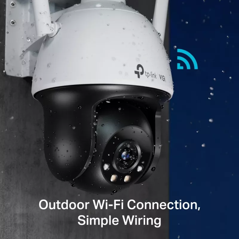 TP-Link VIGI 4MP Außenbereich Full-Color Wi-Fi Pan Tilt Netzwerkkamera