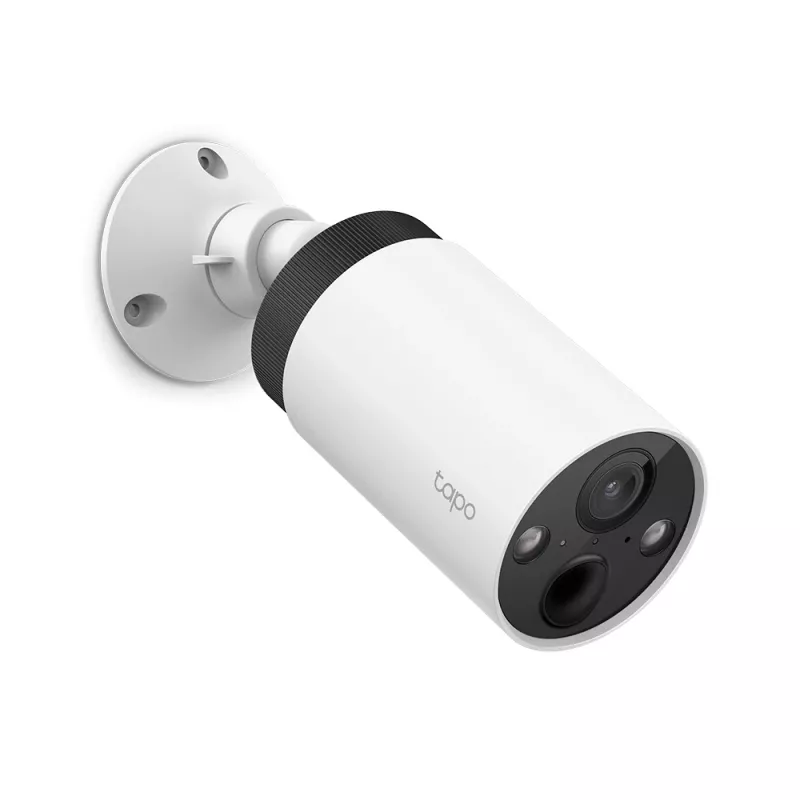 TP-Link Tapo Smart Wire-Free Security Camera, IP-Sicherheitskamera, Innen- & Außenbereich, Kabellos, Wand/Mast, Weiß, Turret