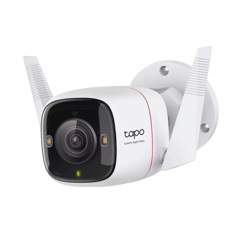 TP-Link Tapo Outdoor Security Wi-Fi Camera, IP security camera, Indoor & outdoor, Wireless, CE, FCC, RoHS, RCM, Wall, White