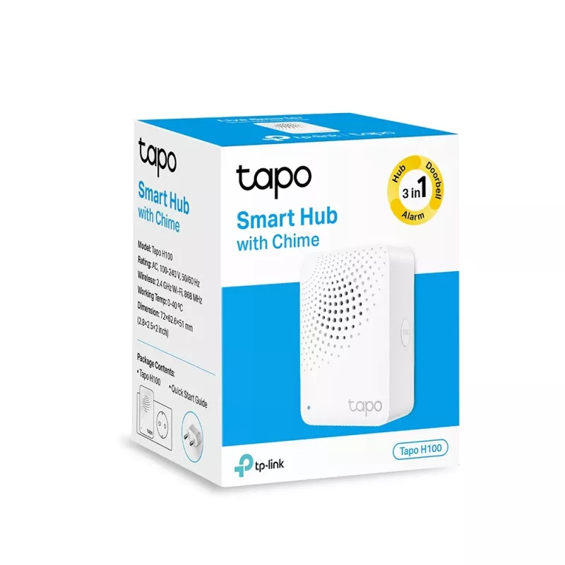 TP-Link Tapo Smart IoT Hub mit Klingel, Weiß, IoT Hub