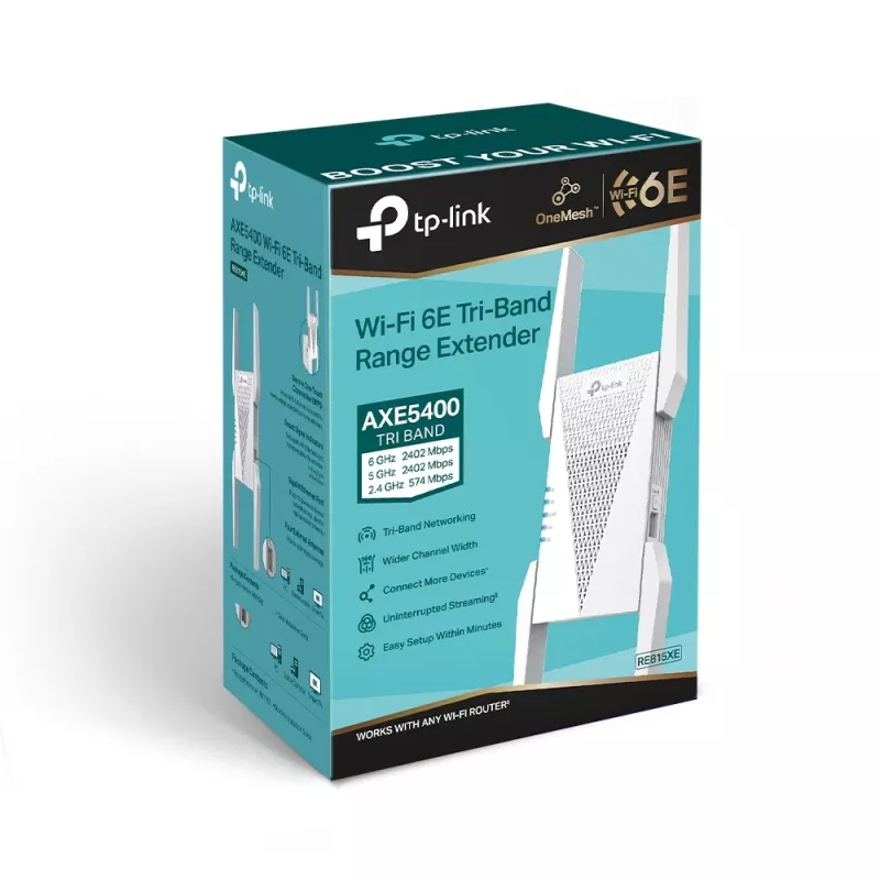 TP-Link AXE5400 Mesh Wi-Fi 6E Reichweitenverstärker