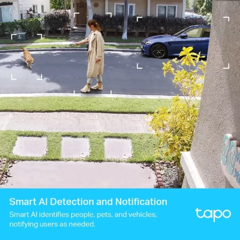 TP-Link Tapo Smartes kabelloses Sicherheitskamerasystem, 2-Kamera-System