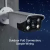 TP-Link VIGI 4MP Außen-Full-Color Bullet Netzwerkkamera, IP-Überwachungskamera, Außenbereich, Verkabelt, Decke/Wand/Stange, Schwarz, Weiß, Bullet