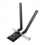 TP-Link AX1800 Wi-Fi 6 Bluetooth 5.2 PCIe Adapter, Intern, Kabellos, PCI Express, WLAN / Bluetooth, 1800 Mbit/s, Schwarz