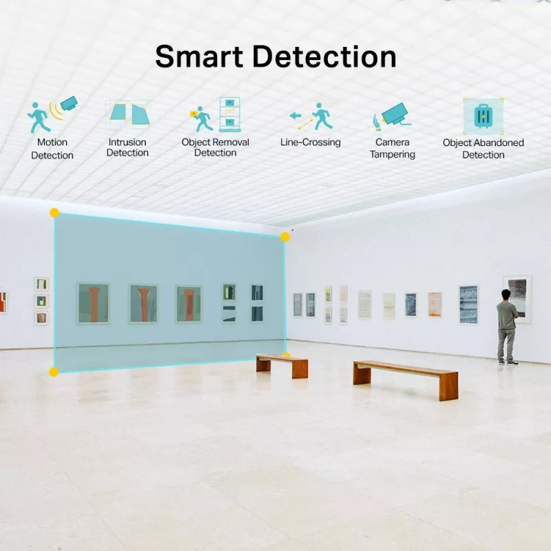 TP-Link VIGI C440I 2.8MM Sicherheitskamera Turret IP Überwachungskamera Innen 2560 x 1440 Pixel Decke