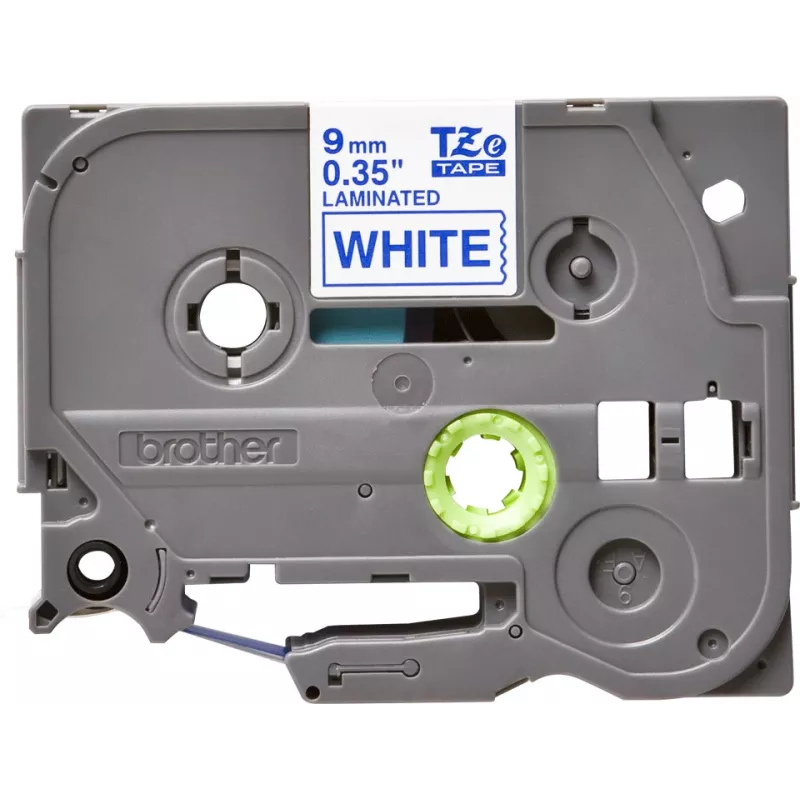 Laminierband Brother TZe223 9mm blau auf weiß