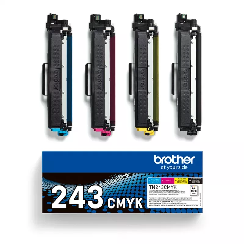 Brother TN-243CMYK Tonerkartusche 1 St. Original Schwarz, Cyan, Magenta, Gelb