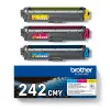 Brother TN-242CMY Tonerkartusche 1 Stück Original Cyan, Magenta, Gelb