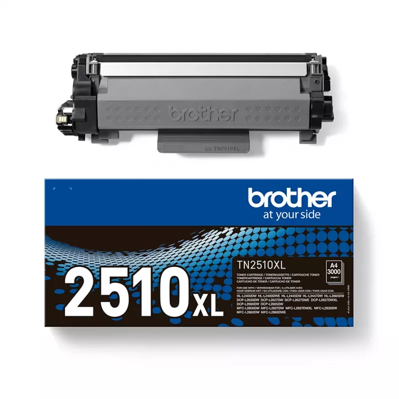 Brother TN-2510XL Tonerkartusche Schwarz, 3000 Seiten
