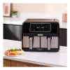 Kenwood HFM20.000MB Fritteuse Doppelt 8 L Freistehend 1700 W Heißluftfritteuse Schwarz