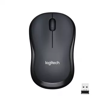 LOGITECH M220 SILENT Kabellose Maus Schwarz