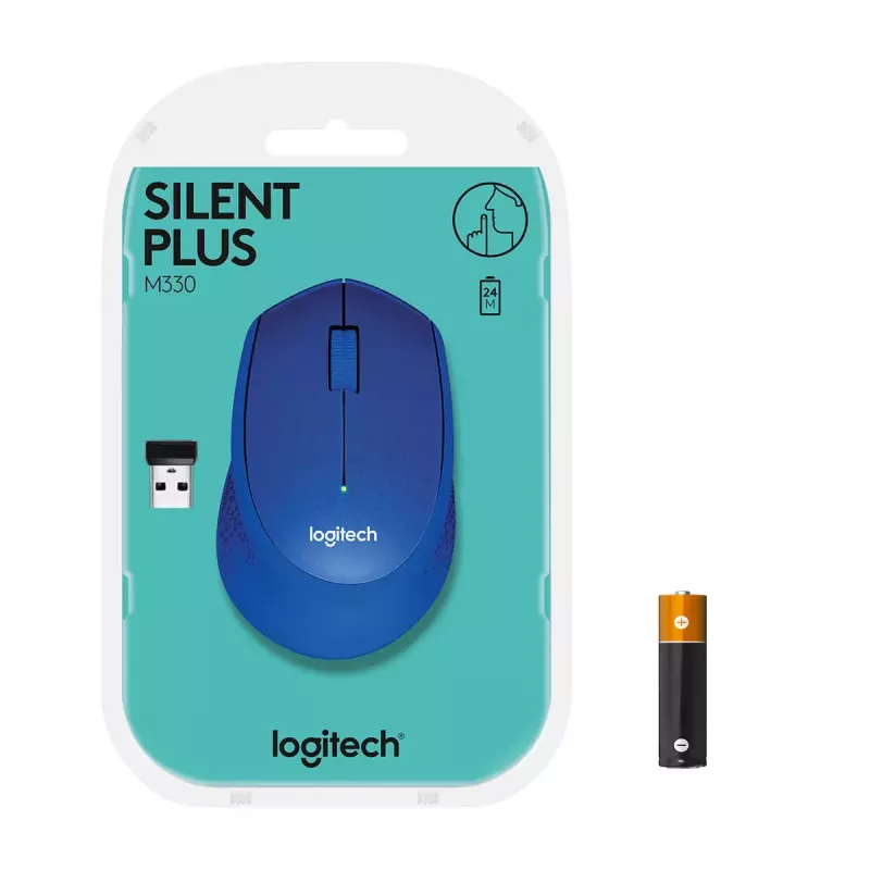 Mouse Logitech M330 SILENT PLUS RF Wireless