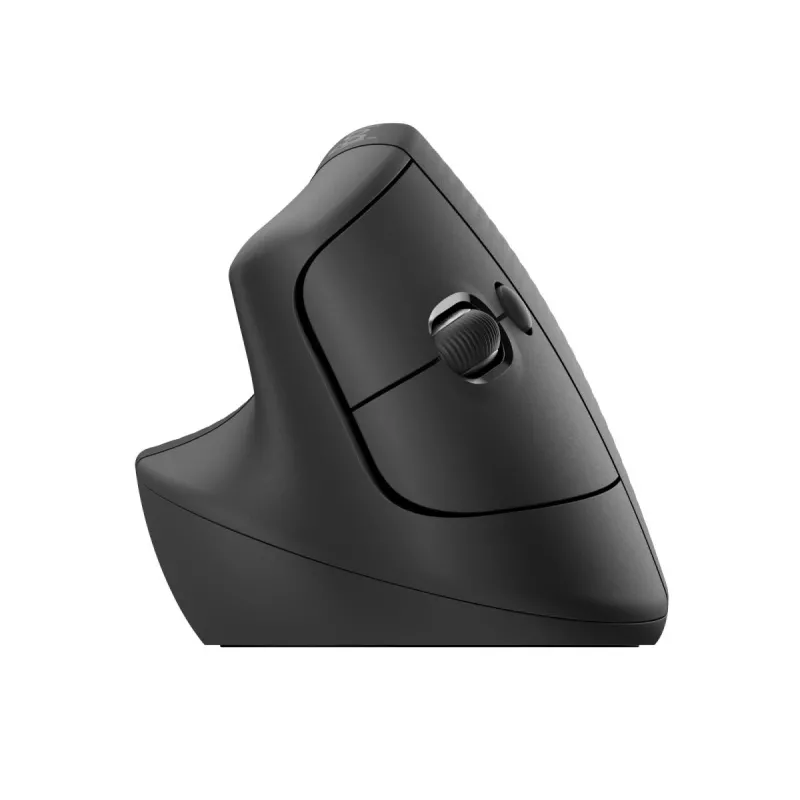 LOGITECH Lift Vertikale Ergonomische Maus - Linkshändig - Kabellos - Graphitschwarz