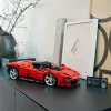 LEGO Technic Bausatz Ferrari Daytona SP3 im Maßstab 1:8, 3 778 Teile, rot, 6,99 kg