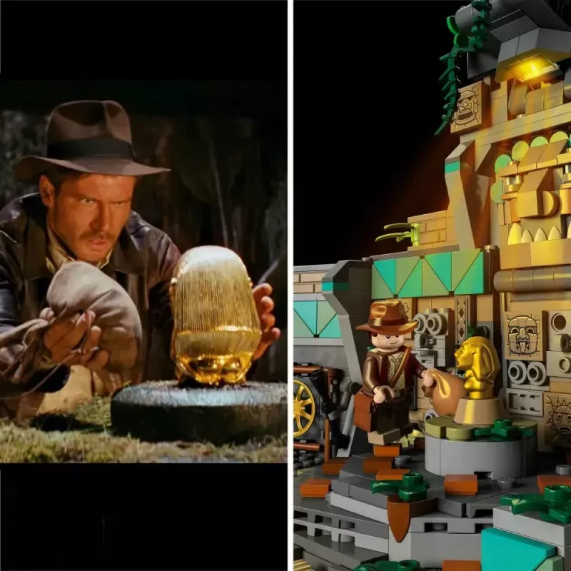 LEGO Indiana Jones Bauset Tempel des goldenen Idols 77015 Abenteuer-Kit