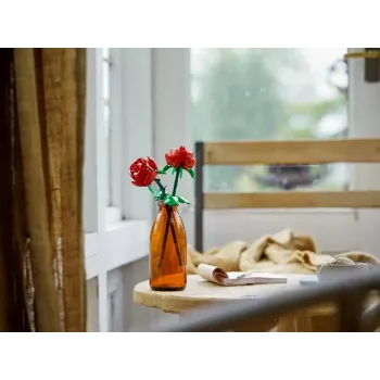 LEGO 40460 Iconic Roses Blumen-Bauset, Display-Modell, 120 Teile, 260 mm Höhe