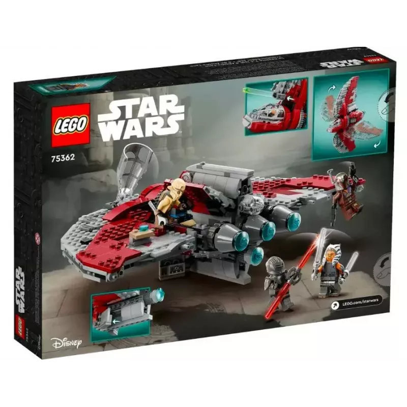 Konstruktionsspielzeug LEGO Star Wars Ahsoka Tanos T-6 Jedi-Shuttle 75362