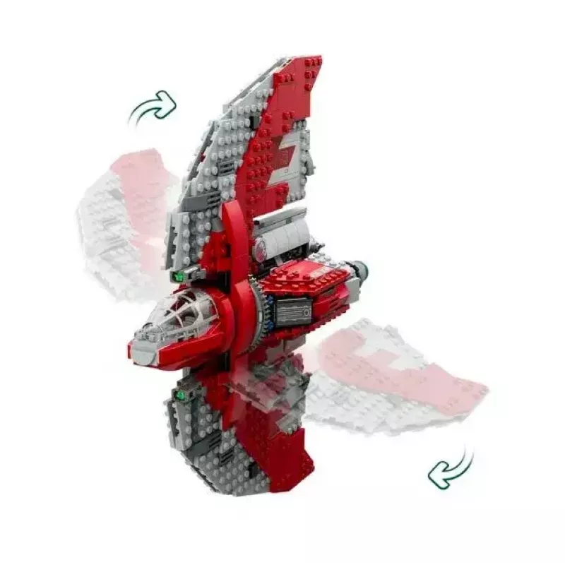Konstruktionsspielzeug LEGO Star Wars Ahsoka Tanos T-6 Jedi-Shuttle 75362