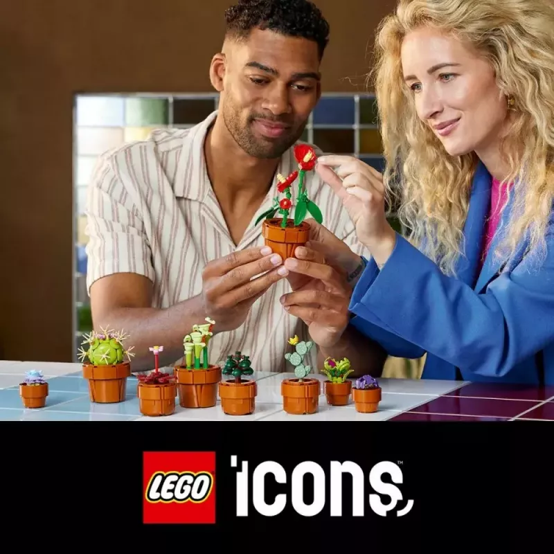 LEGO Icons Mini Pflanzen Set 10329 — 9 baubare kleine Pflanzenmodelle, 758 Teile, ab 18 Jahren