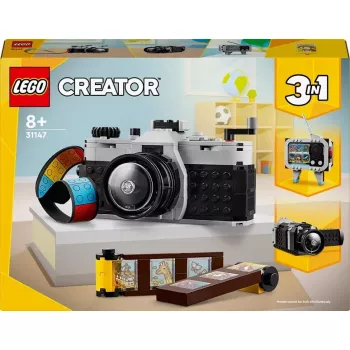 31147 Creator 3-in-1 Retro Kamera, Konstruktionsspielzeug