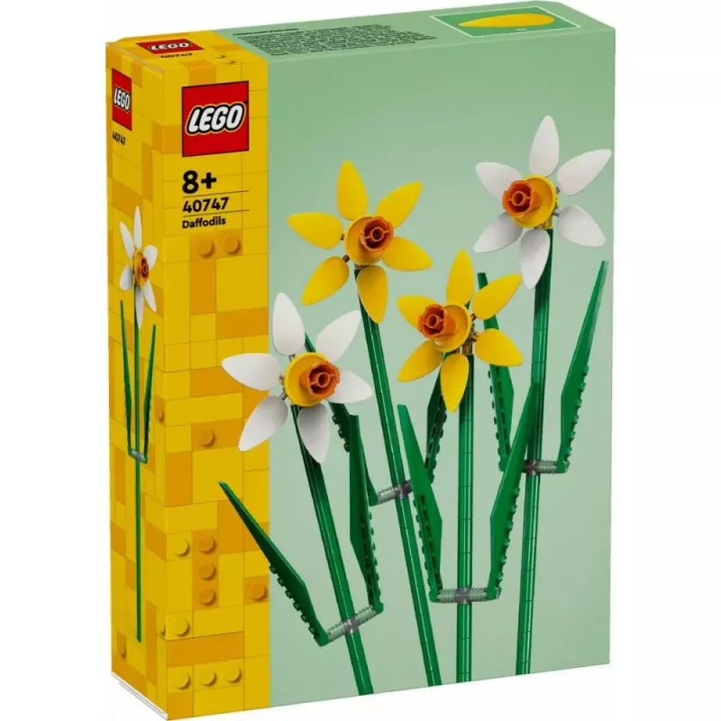 Bauset LEGO Iconic Narzissen 40747 — 216 Teile, 300 mm Blumenmodell