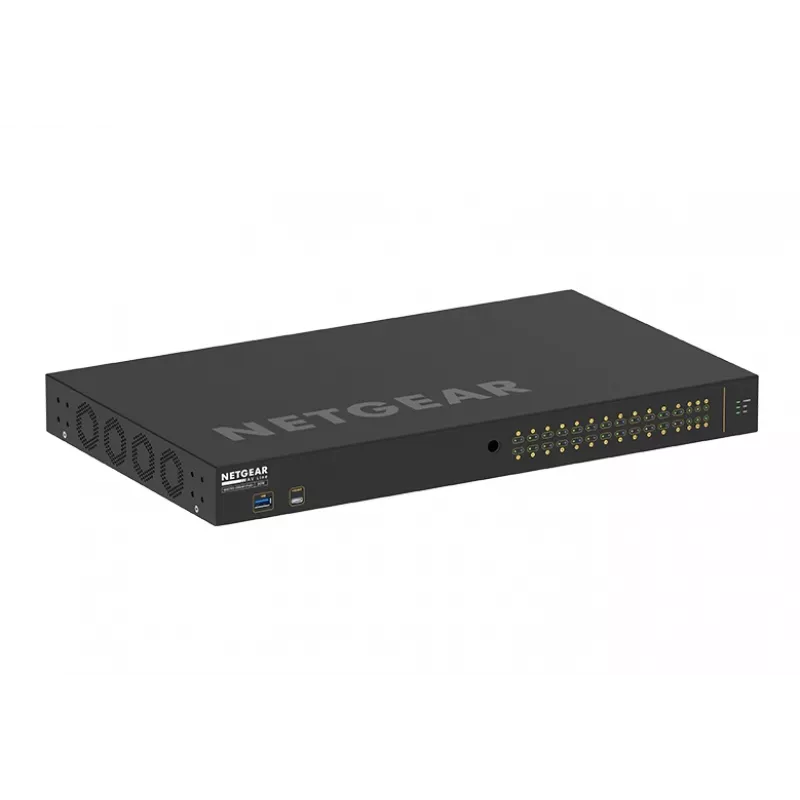 NETGEAR GSM4230P-100EUS Netzwerk-Switch Managed L2/L3 Gigabit Ethernet (10/100/1000) Power over Ethernet (PoE) 1U Schwarz