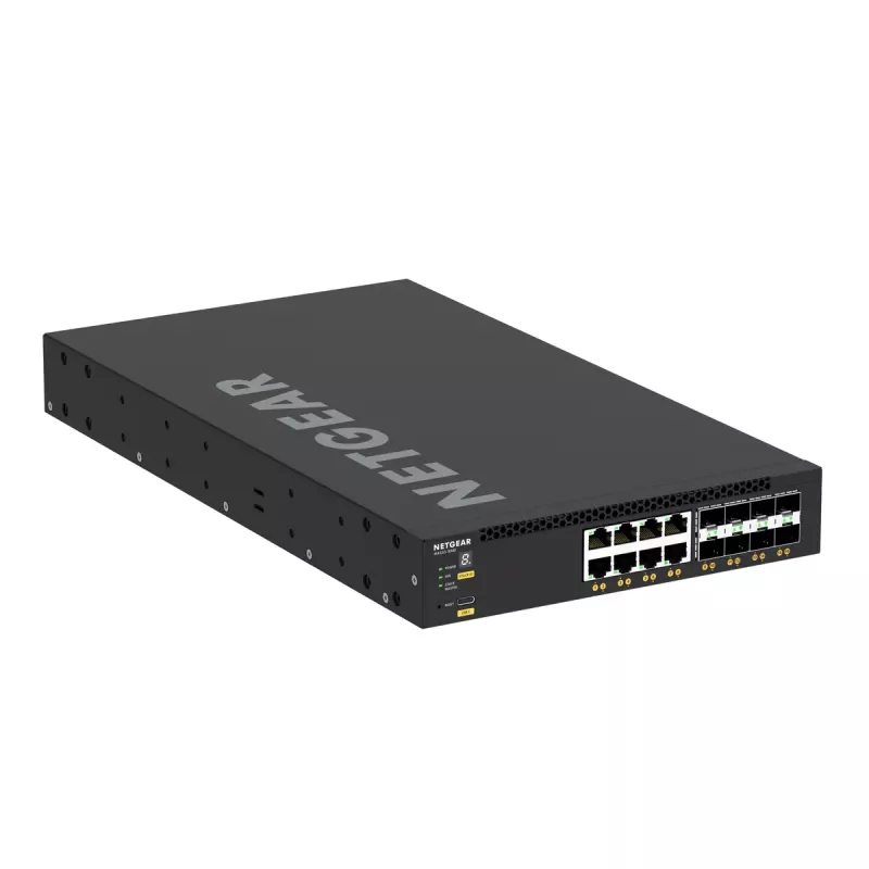 NETGEAR M4350-8X8F Managed L3 10G Ethernet (100/1000/10000) 1U Schwarz