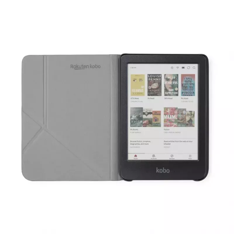 Folio Case Rakuten Kobo SleepCover 15,2 cm Schwarz