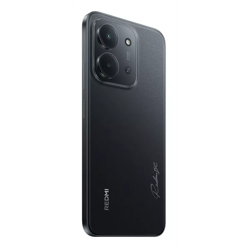 Smartphone Xiaomi Redmi 15C 6,9 Zoll 4 GB RAM 256 GB Speicher, MediaTek Helio G81-Ultra, 50 MP Dual-Kamera, 6000 mAh, IP64, Schwarz