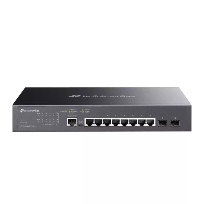 TP-Link Omada 8-Port Gigabit L2+ Managed Switch mit 2 SFP-Steckplätzen