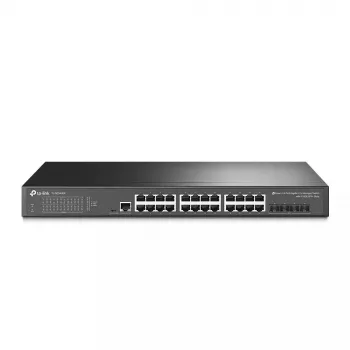 TP-Link Omada 24-Port Gigabit L2+ Managed Switch mit 4 10GE SFP+-Steckplätzen