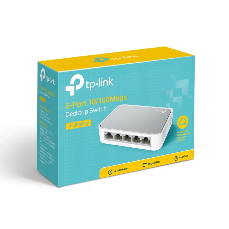 TP-Link TL-SF1005D Managed Fast Ethernet (10/100) White