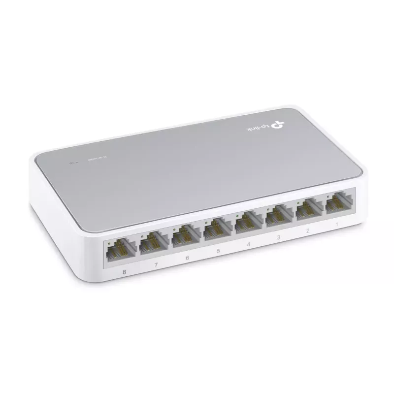 TP-Link TL-SF1008D Unmanaged Fast Ethernet (10/100) Weiß
