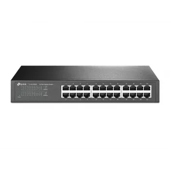 TP-Link 24-Port Gigabit Desktop/Rackmount Netzwerk-Switch, Unmanaged, Gigabit Ethernet (10/100/1000), Vollduplex, Rackmontage