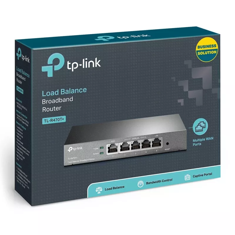 TP-Link Load Balance Broadband Router, Ethernet WAN, Fast Ethernet, Schwarz