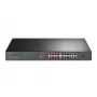TP-Link 16-Port 10/100 Mbps + 2-Port Gigabit Rackmount PoE Switch mit 16-Port PoE+
