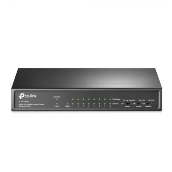 TP-Link 9-Port 10/100Mbps Desktop Switch mit 8-Port PoE+