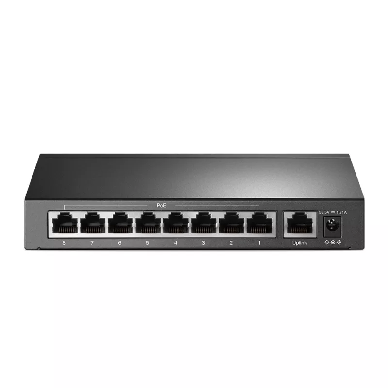 TP-Link 9-Port 10/100Mbps Desktop Switch mit 8-Port PoE+