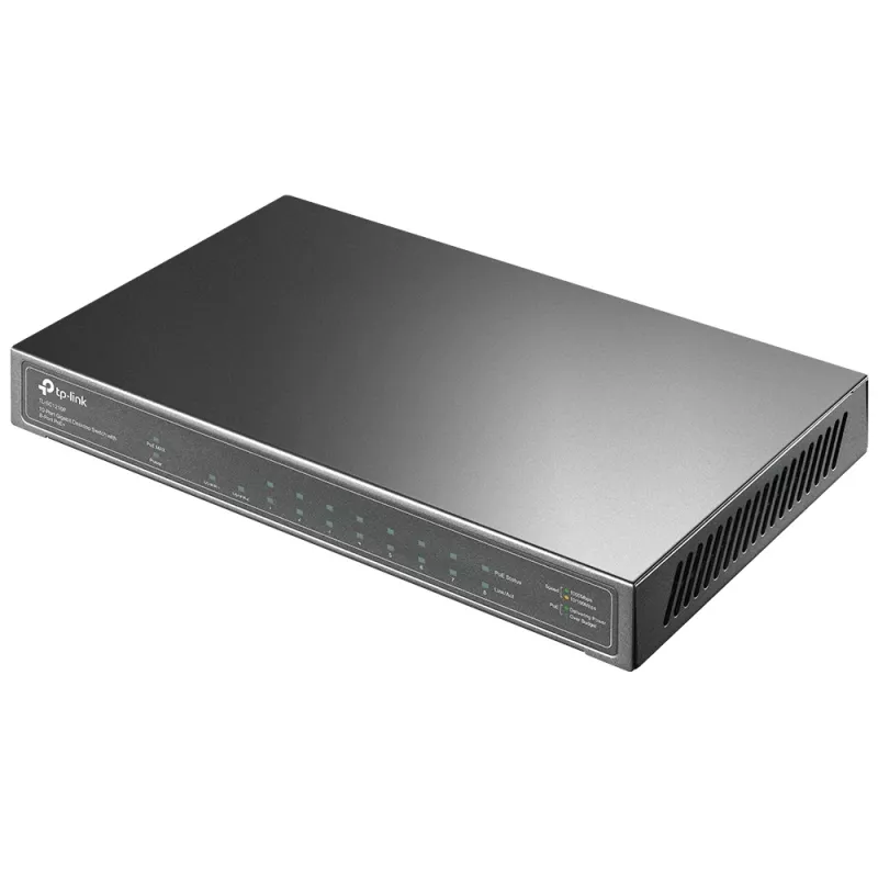 TP-Link TL-SG1210P Netzwerk-Switch Unmanaged Gigabit Ethernet (10/100/1000) Power over Ethernet (PoE) Grau