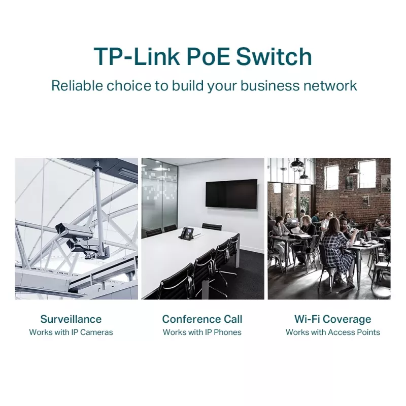 Managed Switch TP-Link TL-SG1428PE 28-Port Gigabit mit 24-Port PoE+