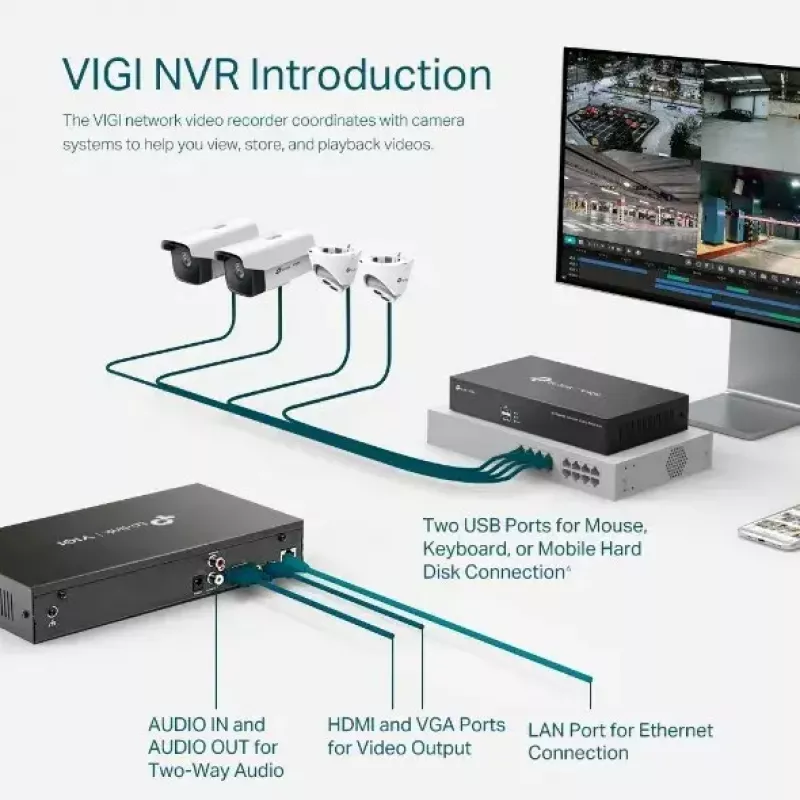 TP-LINK VIGI 8-Kanal Netzwerk-Videorekorder