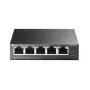 TP-Link 5-Port 10/100Mbps Desktop PoE Switch mit 4-Port, Unmanaged, Fast Ethernet (10/100), Vollduplex, Power over Ethernet (PoE)